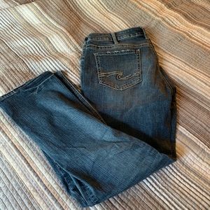 Woman’s Plus Silver Bootcut jeans. Never worn.